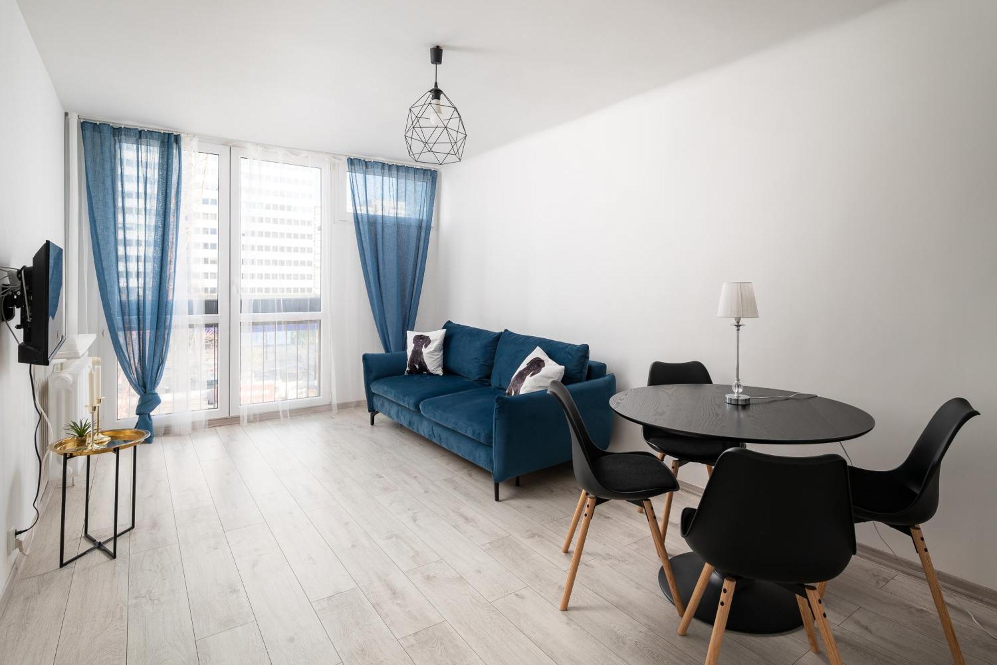 Grzybowska Blue City Centre Apartment Варшава Экстерьер фото